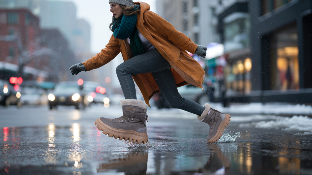 baskets hiver femme chaudes