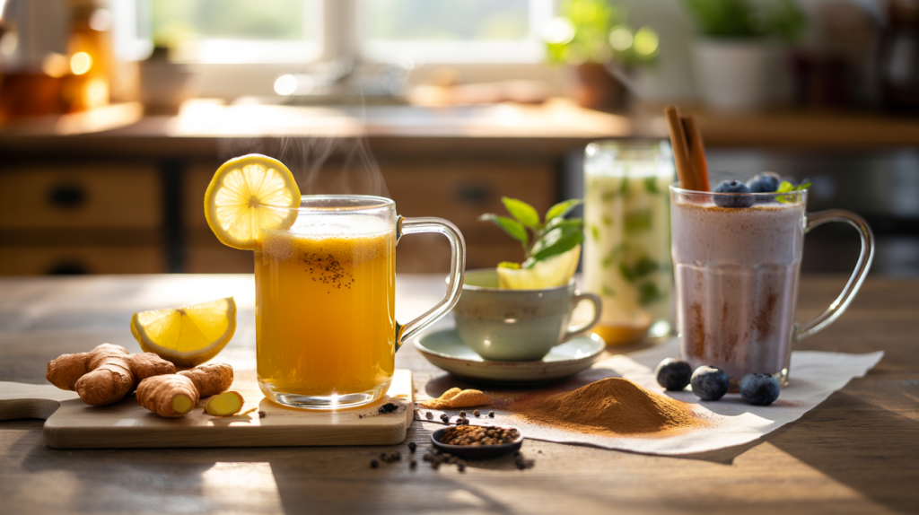 bienfaits boisson anti-inflammatoire matin