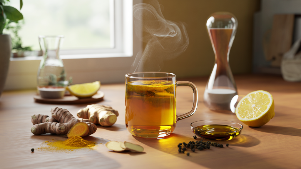 boisson anti-inflammatoire à jeun