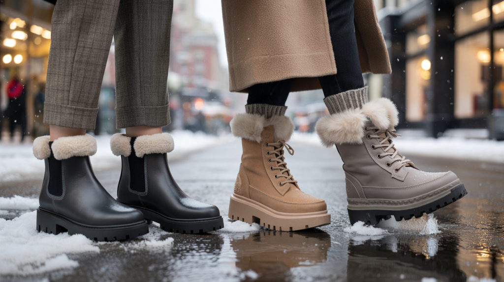 boots fourrées femme tendance hiver