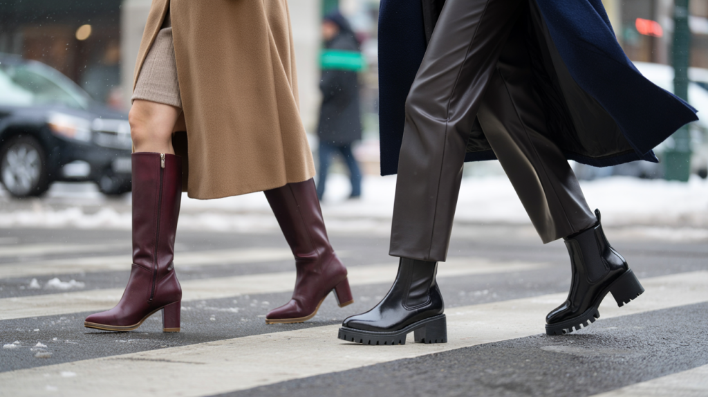 bottes d'hiver tendance femme après 40 ans