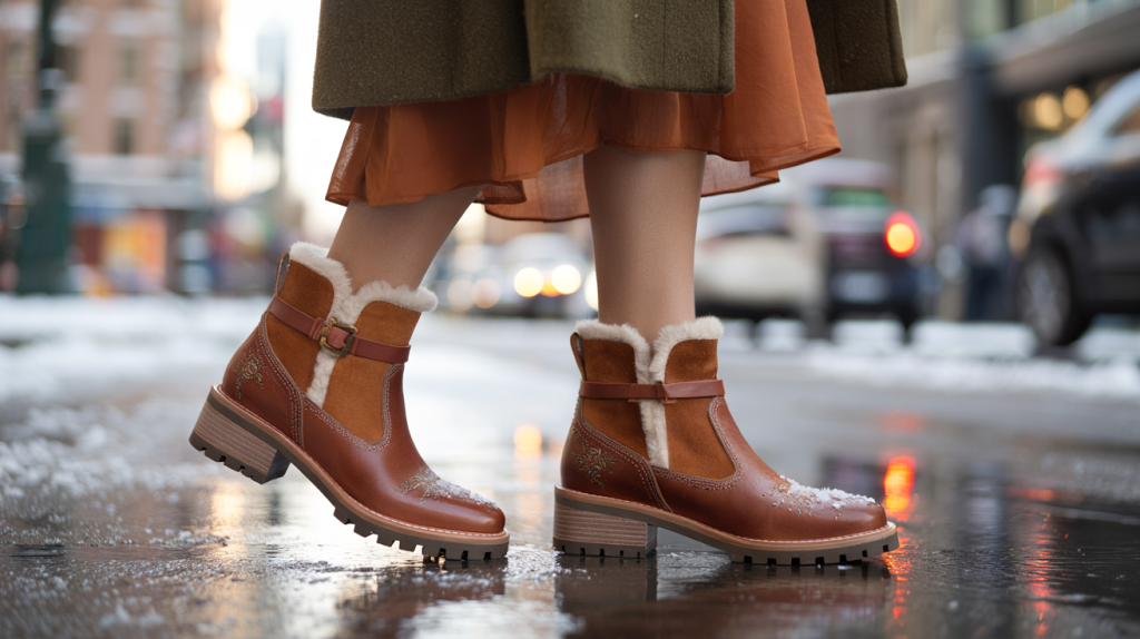 bottines bohèmes femme hiver