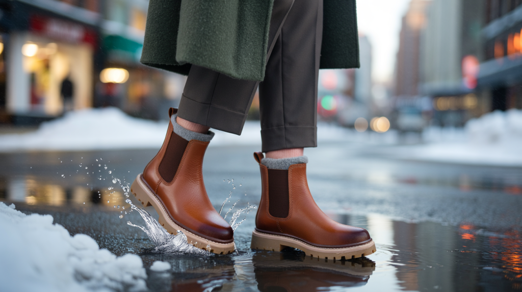 bottines chelsea femme hiver