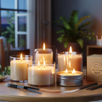 bougies en cire de soja écologiques