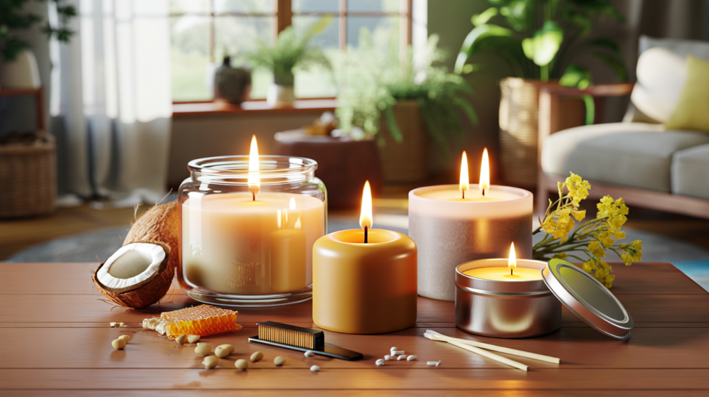 bougies naturelles sans paraffine