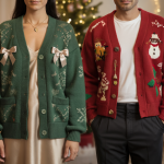 cardigan kitsch Noël