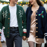 cardigan kitsch Noël