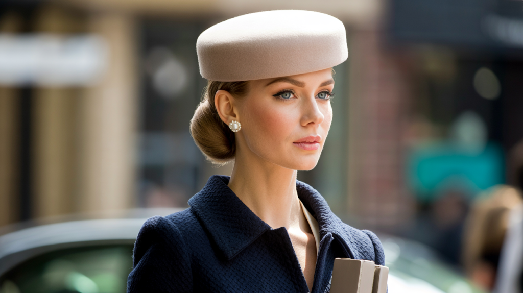 chapeau pillbox années 60