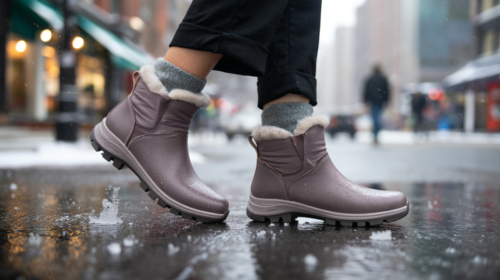 chaussures confortables femme hiver