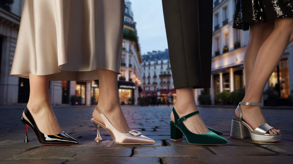 chaussures de fête parisiennes