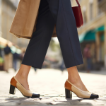 chaussures trotteurs femme vintage