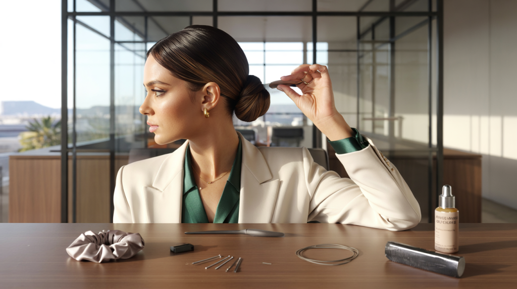 chignon chic bureau 2026