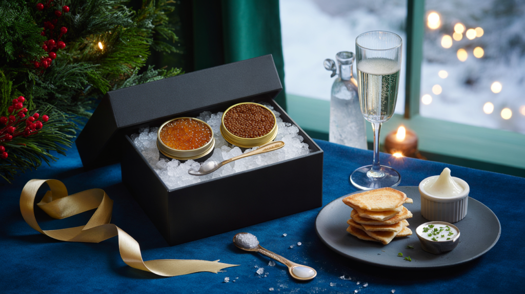 coffret caviar cadeau Noël