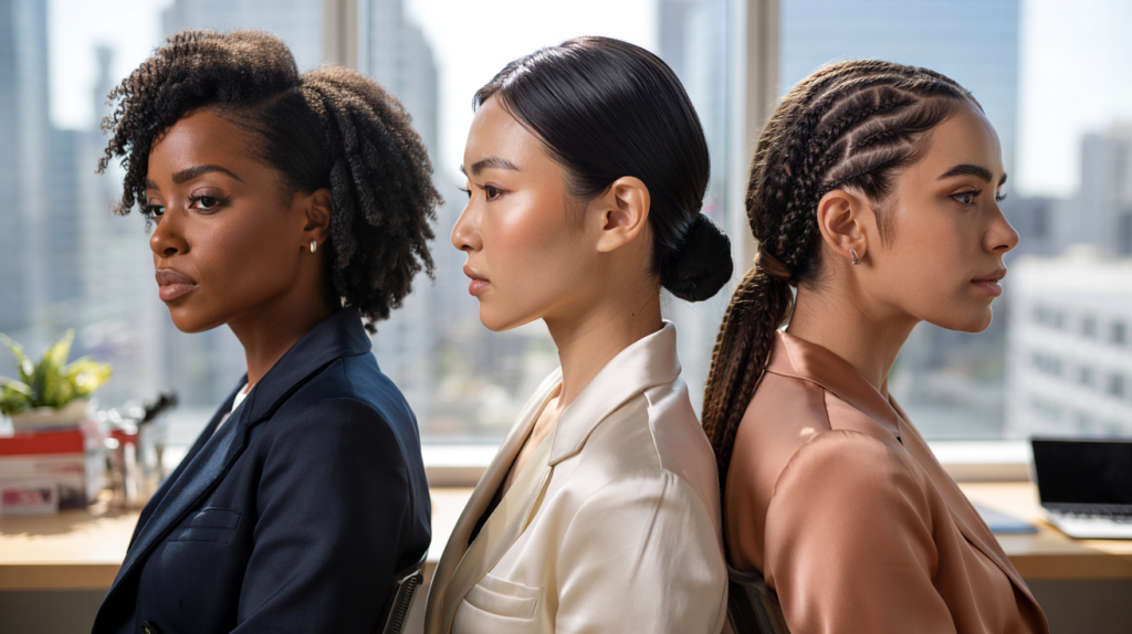 coiffure professionnelle femme bureau