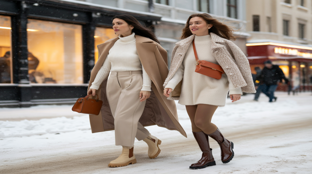 comment porter le blanc en hiver