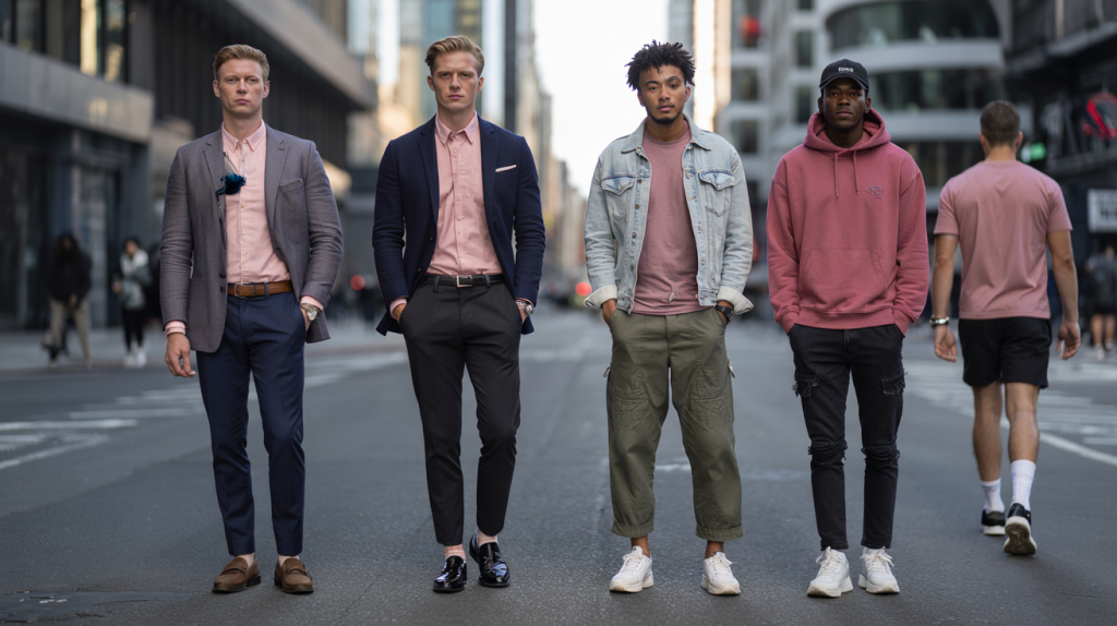 comment porter le rose homme