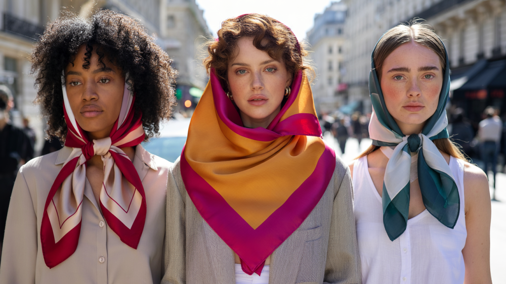 comment porter un foulard dans les cheveux