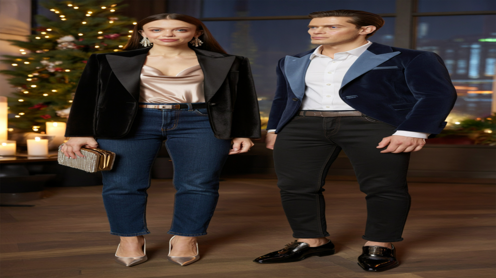 comment porter un jean pour les fêtes