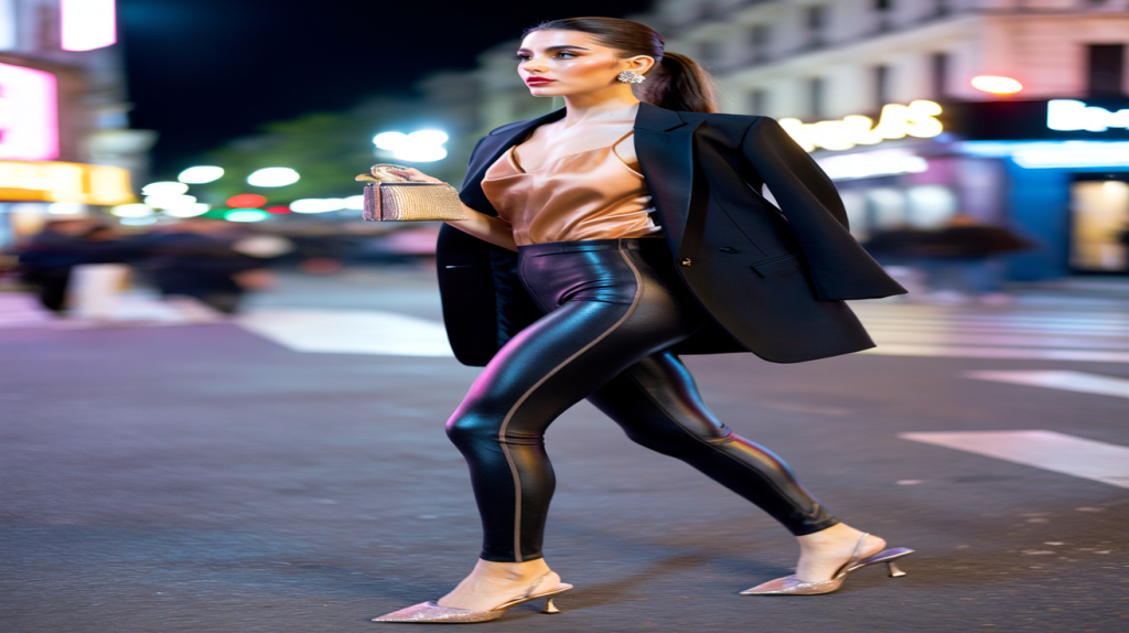 comment porter un legging pour une soirée