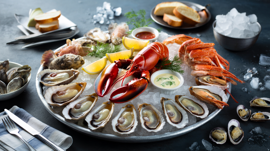 comment préparer un plateau de fruits de mer maison