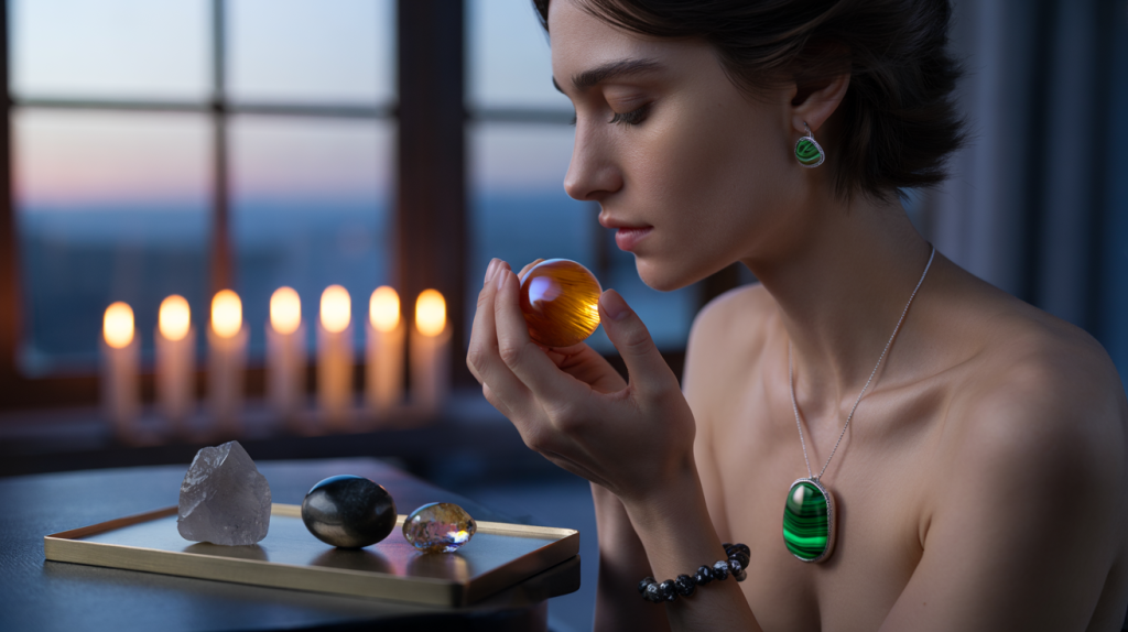 cristaux à porter fin 2025 numérologie