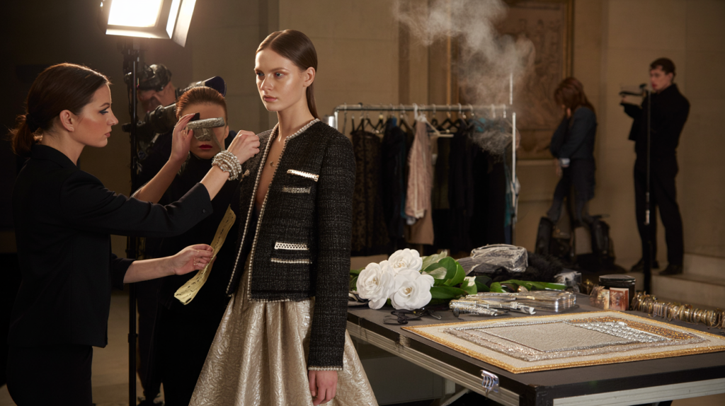 défilé Chanel New York coulisses