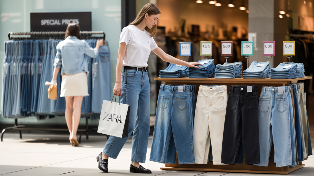 denim Zara moins de 40€