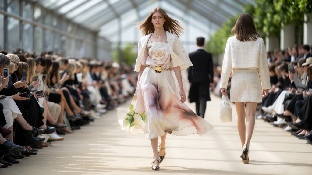 dernier défilé Chanel imprimé