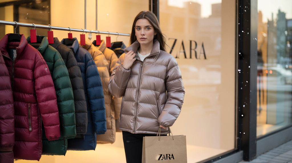 doudoune Zara femme pas chère