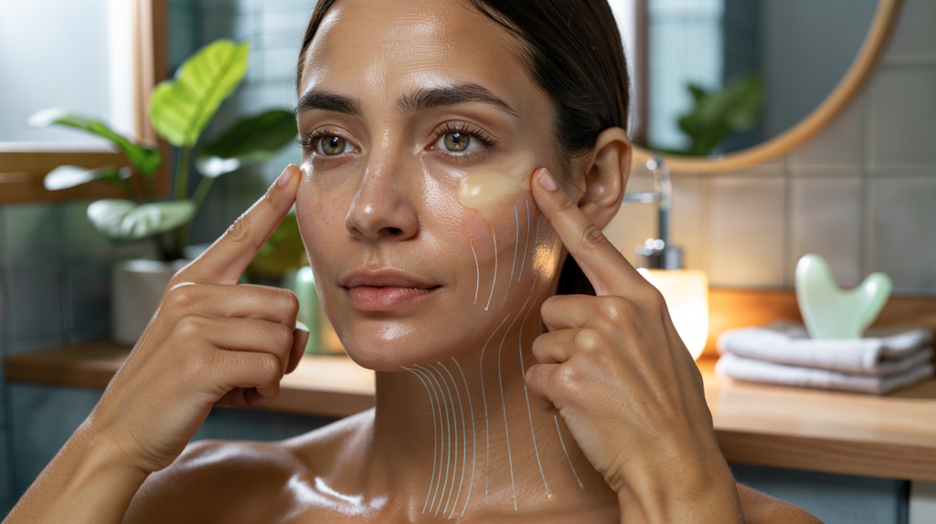 drainage lymphatique visage anti-poches