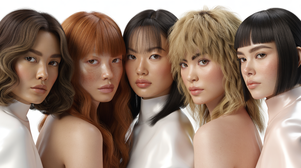 frange tendance 2025 femme