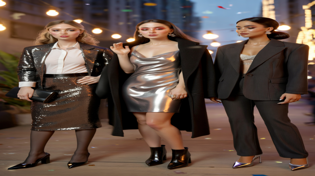 idées tenues réveillon paillettes