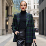 imprimé tartan chic femme
