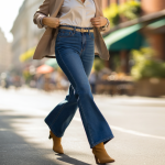 jean bootcut taille haute femme 40 ans