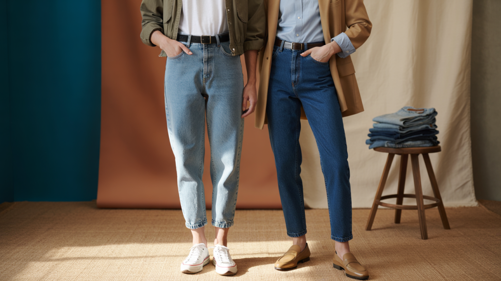 jean tapered années 80