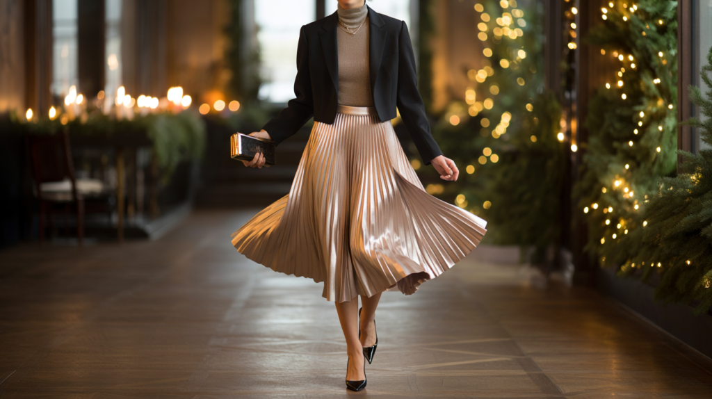 jupe plissée fêtes