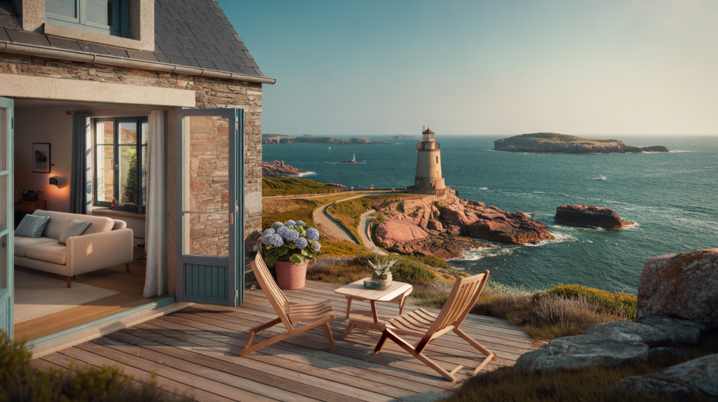 location maison vue mer Bretagne Airbnb