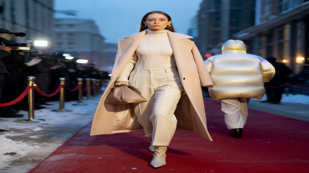 look blanc hiver célébrités