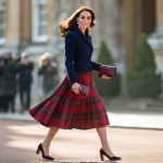 look tartan Kate Middleton