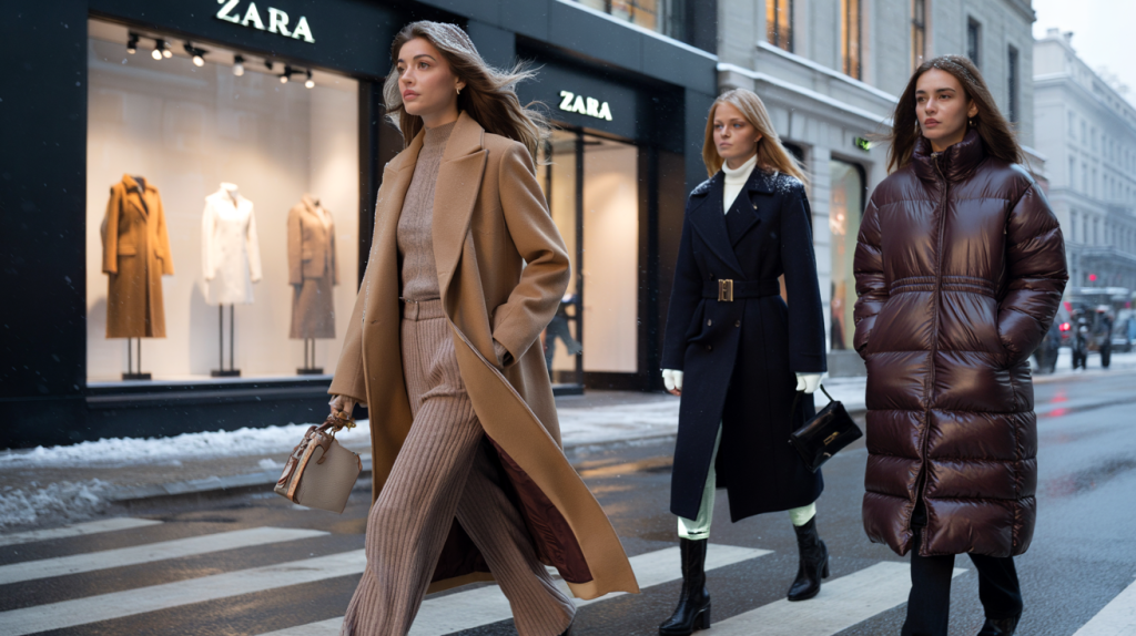 manteau Zara hiver femme