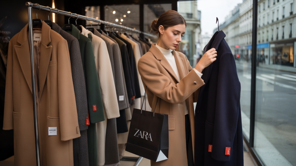 manteau Zara pas cher