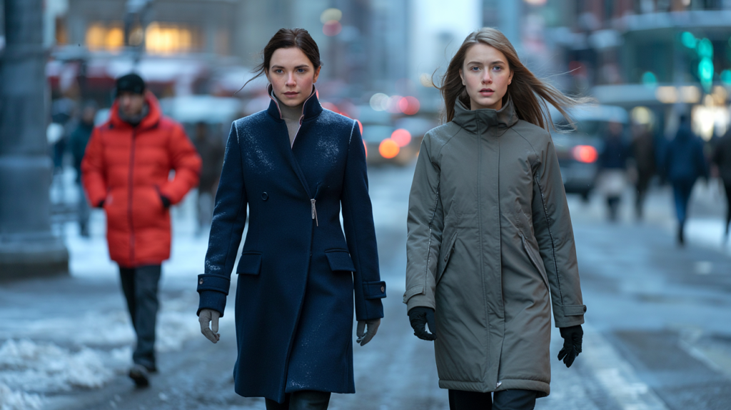 manteau aussi chaud que doudoune