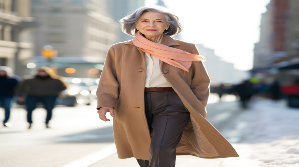 manteau hiver femme 60 ans look rajeunissant