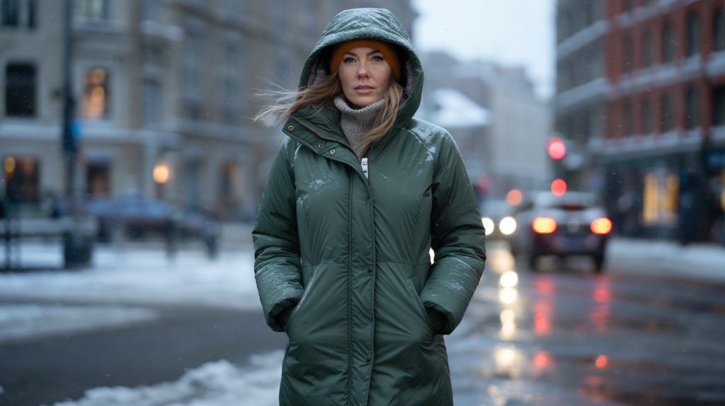 manteau très chaud femme hiver