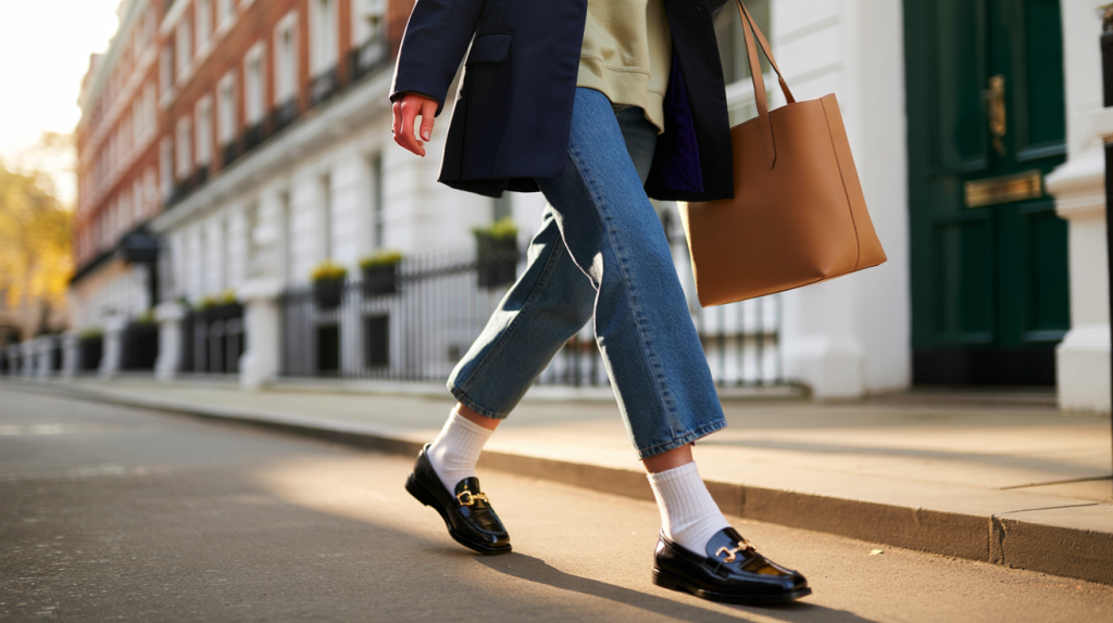 mocassins Lady Di style