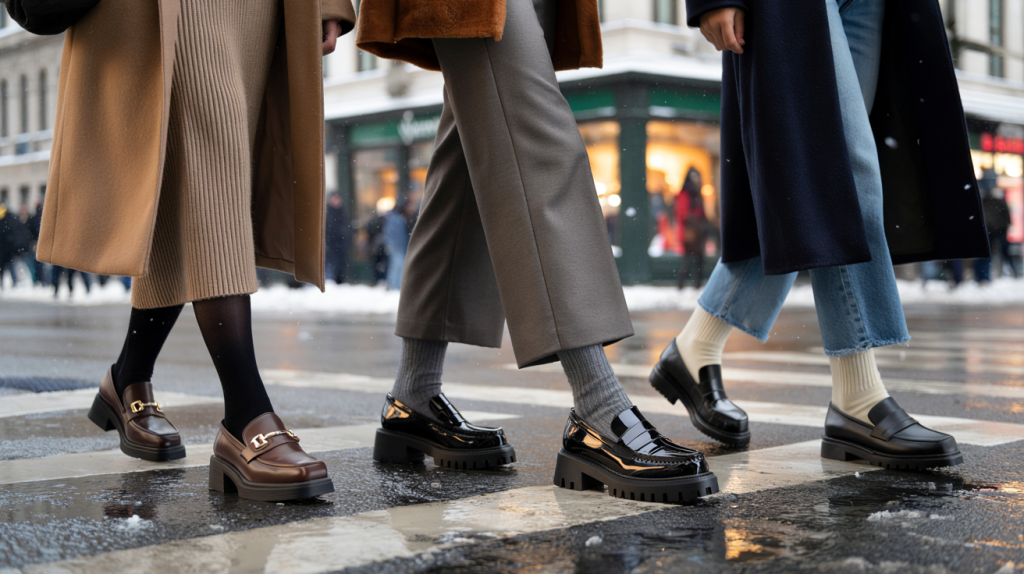 mocassins femme tendance hiver