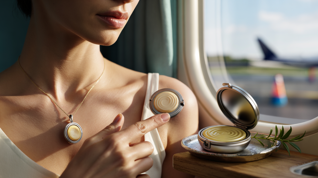 pendentif parfum solide collier