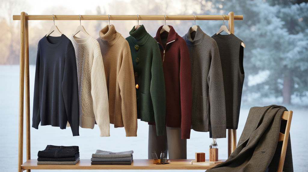 pulls basiques garde-robe hivernale