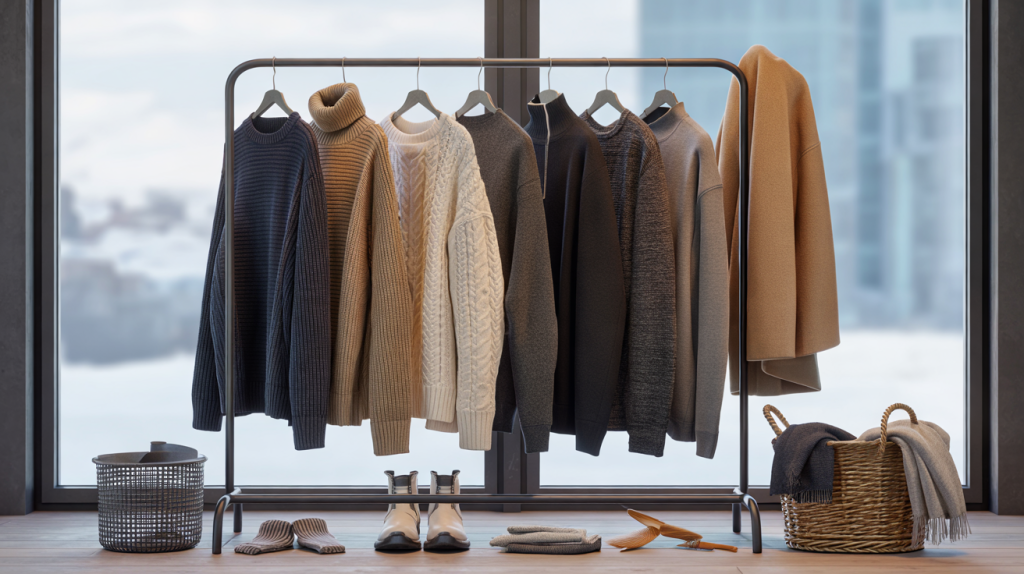 pulls basiques garde-robe hivernale