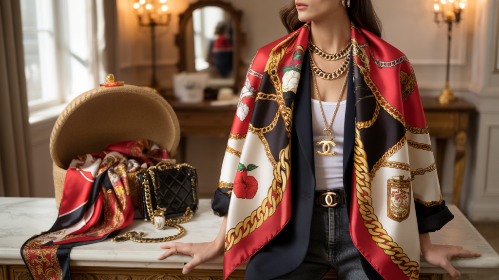 retour imprimé vintage Chanel